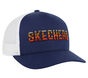 Skechers Textured Logo Trucker Hat, GRAU / BLAU, large image number 3