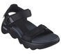 GO WALK Massage Fit Sandal, SCHWARZ / GRAU, large image number 4