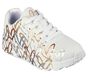 Skechers x JGoldcrown: Uno Lite - Metallic Love, WEISS / GOLD, large image number 0