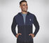 SKECH-KNITS ULTRA GO Lite Full Zip Hoodie, MARINE, swatch