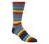 1 Pack Retro Stripes Crew Sock, MEHRFARBIG, swatch