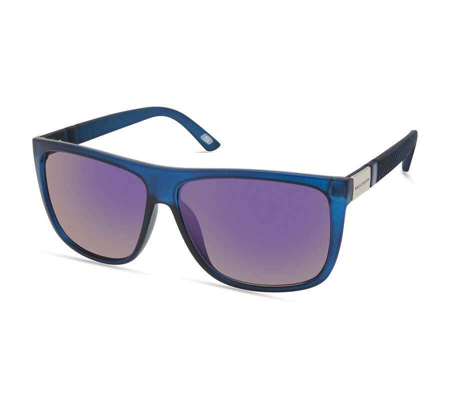 Matte Wayfarer Sunglasses, BLAU, largeimage number 0