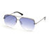 Semi-Rimless Metal Aviator, GUNMETAL / BLACK, swatch