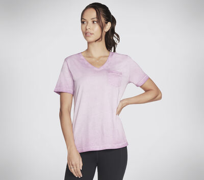 Diamond Wash Hatha V-Neck Pocket Tee