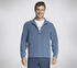 GO WALK Everywhere Full Zip Jacket, BLAU, swatch