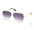 Semi-Rimless Metal Aviator, LIGHT GOLD, swatch