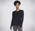 GO DRI SWIFT Long Sleeve Crew, SCHWARZ, swatch