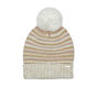 Textured Stripe Chunk Beanie, NATUR, large image number 0