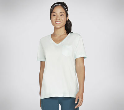 Diamond Wash Hatha V-Neck Pocket Tee