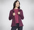 GO SNUGGLE Jacket, BURGUNDY / PINK, swatch