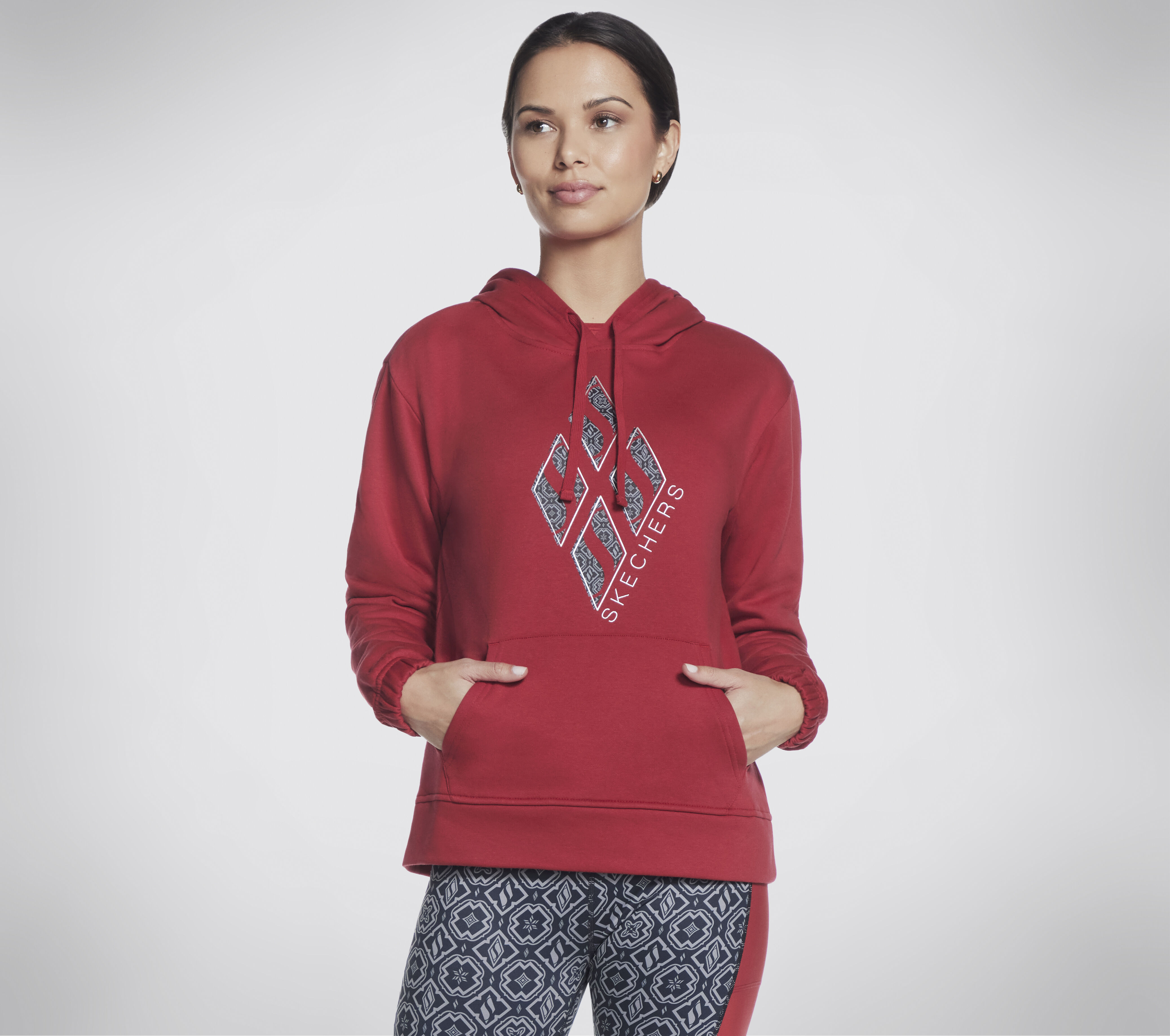 Skechers 2025 sweatshirts red