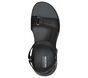 GO WALK Massage Fit Sandal, SCHWARZ / GRAU, large image number 1