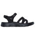 GO WALK FLEX Sandal - Sunshine, BLACK, swatch