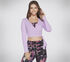 GODRI SERENE Wrap Top, PURPLE / PERIWINKLE, swatch