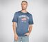 Skechers Skech-Dye Americana 92 Tee Shirt, NAVY, swatch