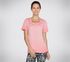 Diamond Wash Hatha Scoop Neck Tunic Tee, CORAL, swatch