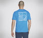 Skechers Pickleball Tee, BLAU / GRÜN, large image number 1