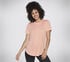 GO DRI SWIFT Tunic Tee, CORAL / LIME, swatch