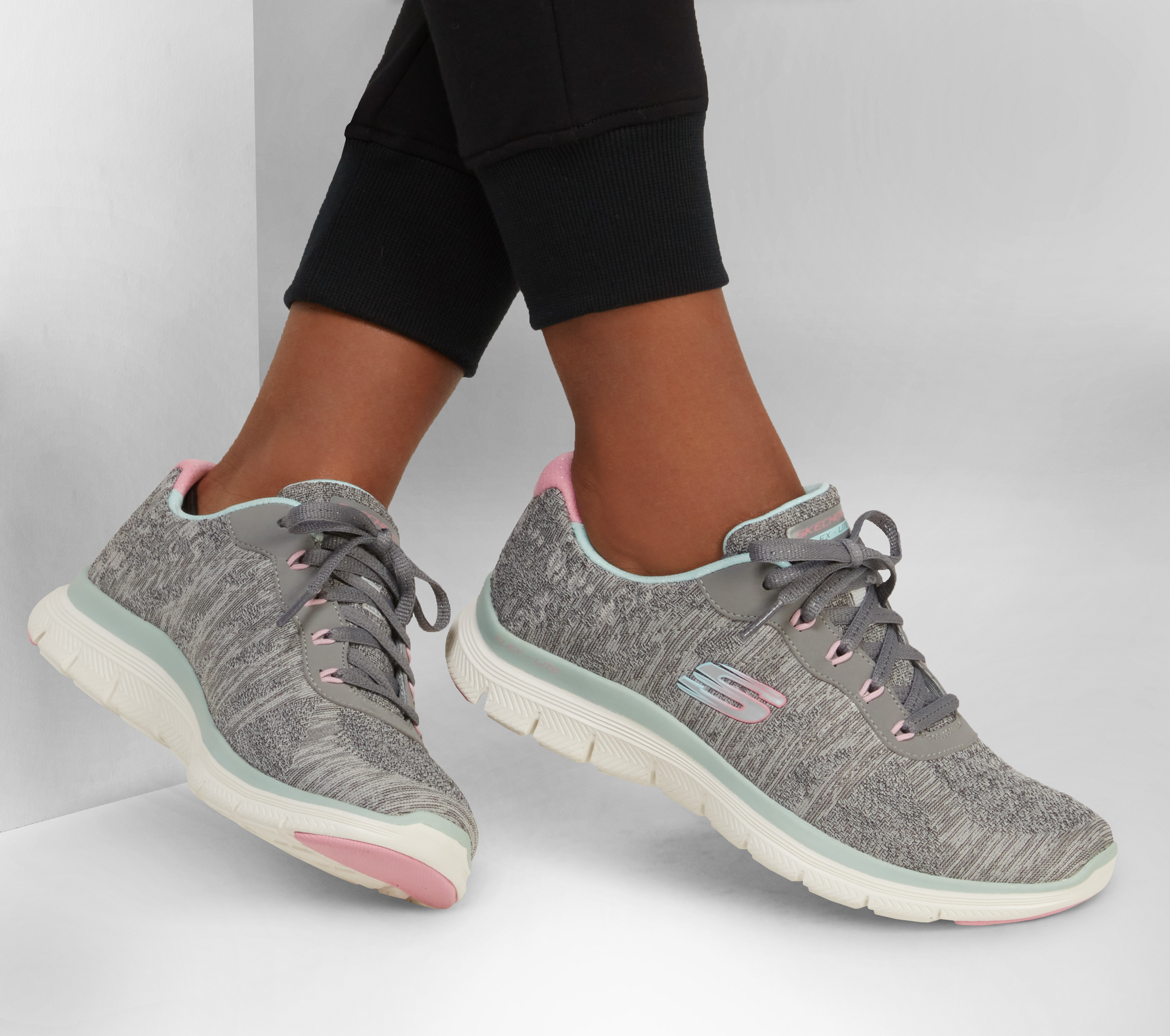 Skechers flex appeal outlet grau