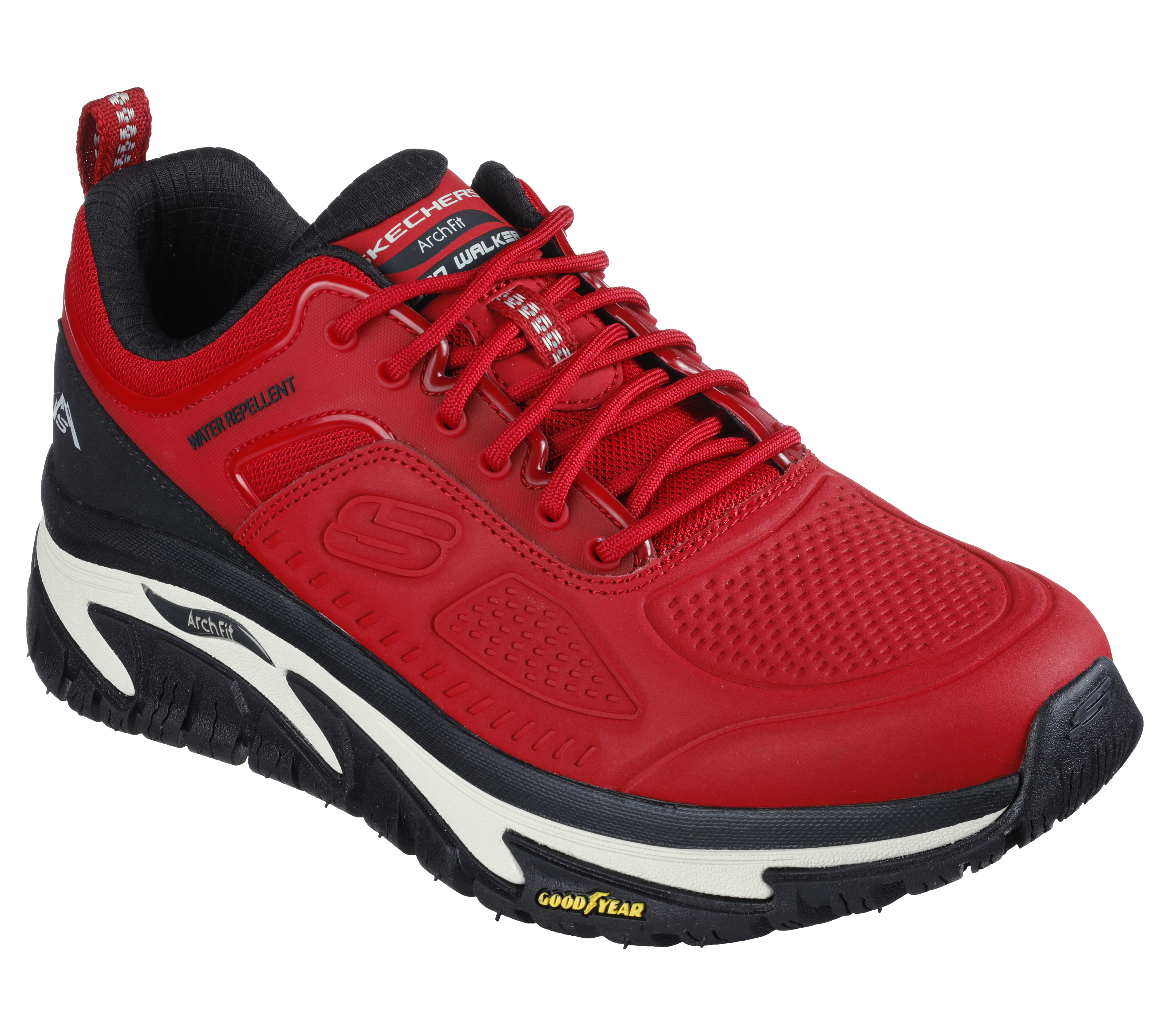 Skechers relaxed on sale fit red