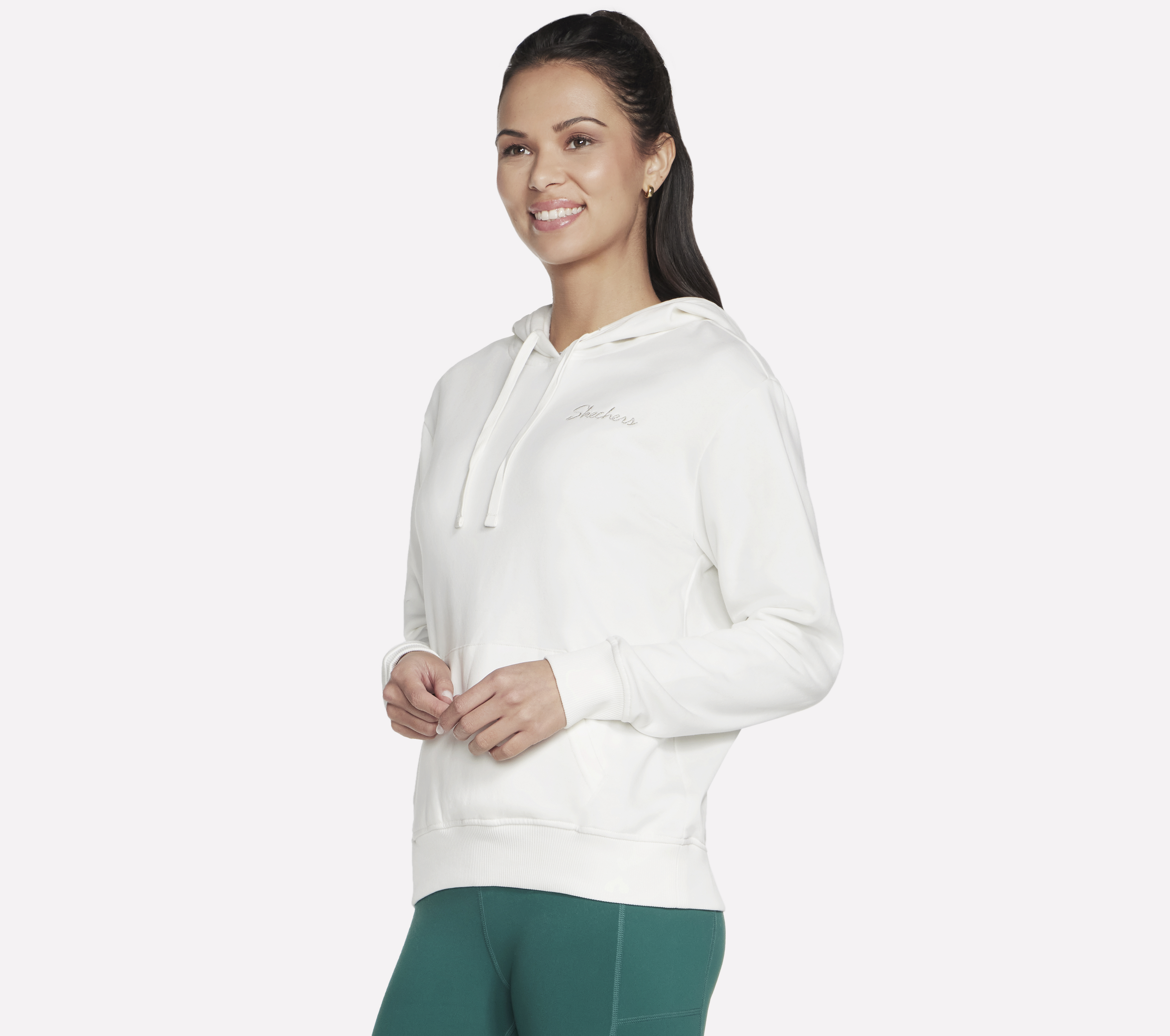 Skechers sweatshirts womens white new arrivals